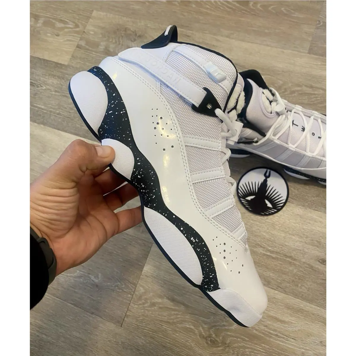 Nike shoes - Nike Air Jordan - Air - 322992-111 - White / Black (UPC: 197593862099) 8