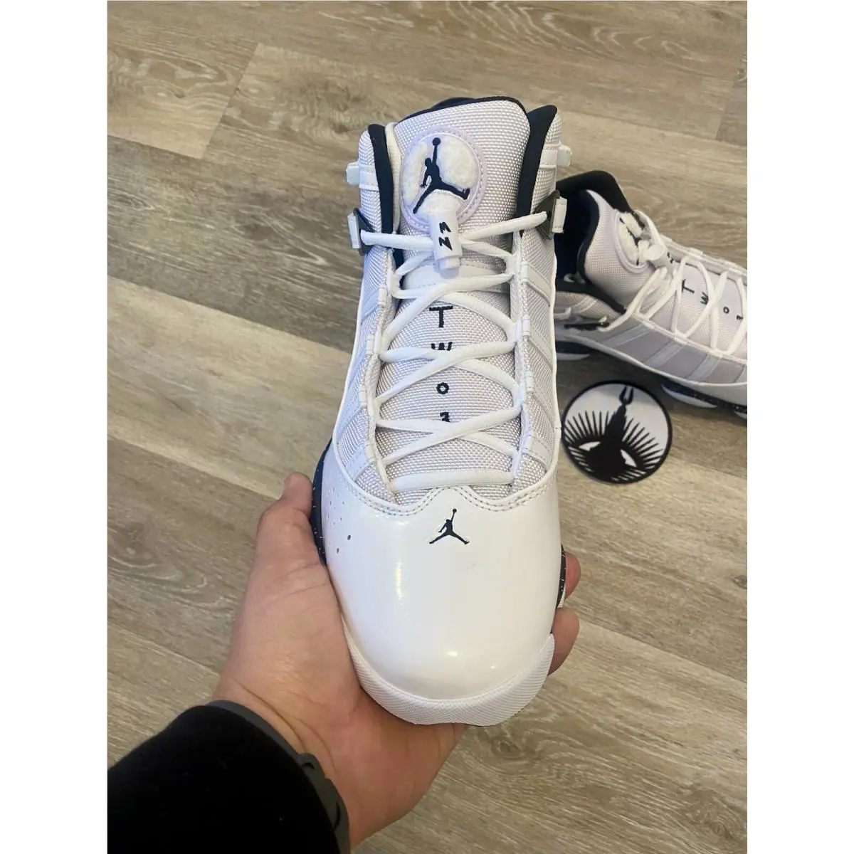 Nike shoes - Nike Air Jordan - Air - 322992-111 - White / Black (UPC: 197593862099) 4
