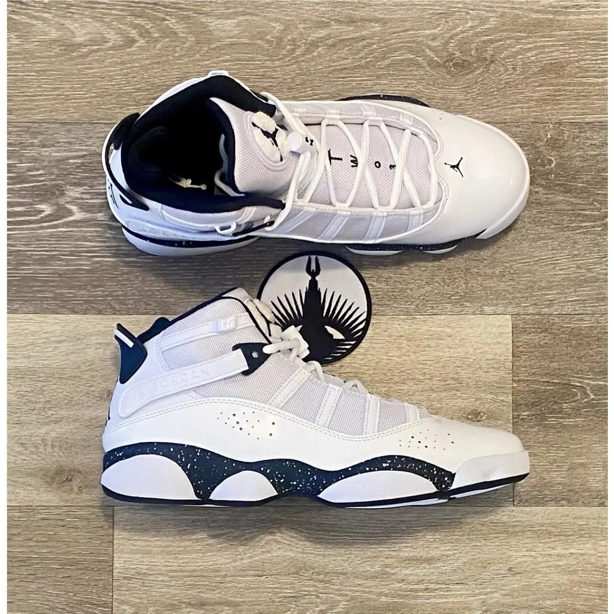 Nike shoes - Nike Air Jordan - Air - 322992-111 - White / Black (UPC: 197593862099) 5