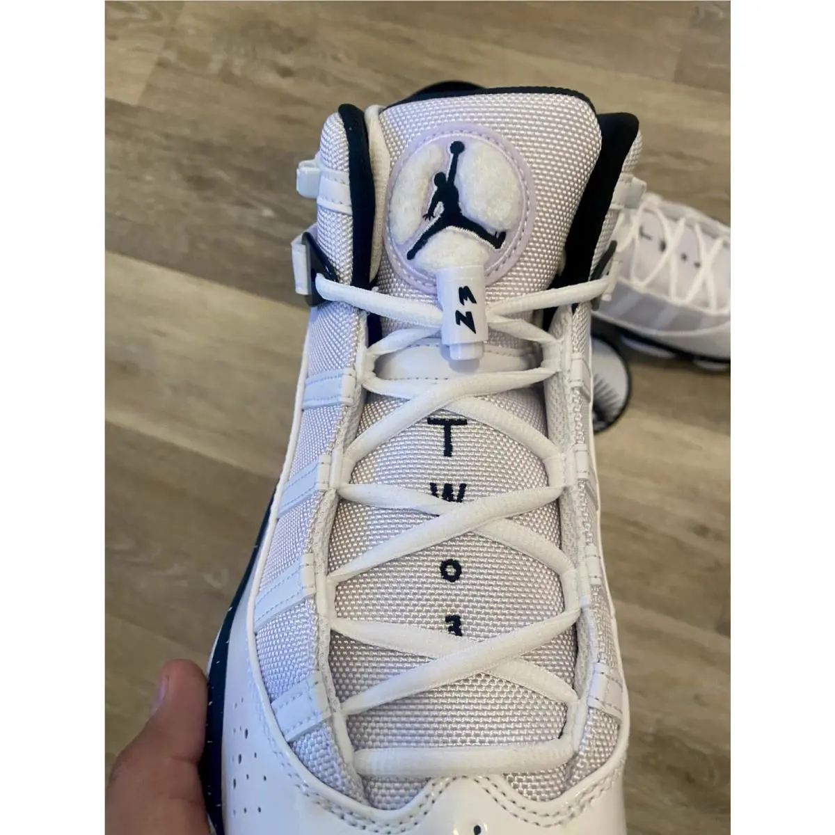 Nike shoes - Nike Air Jordan - Air - 322992-111 - White / Black (UPC: 197593862099) 6