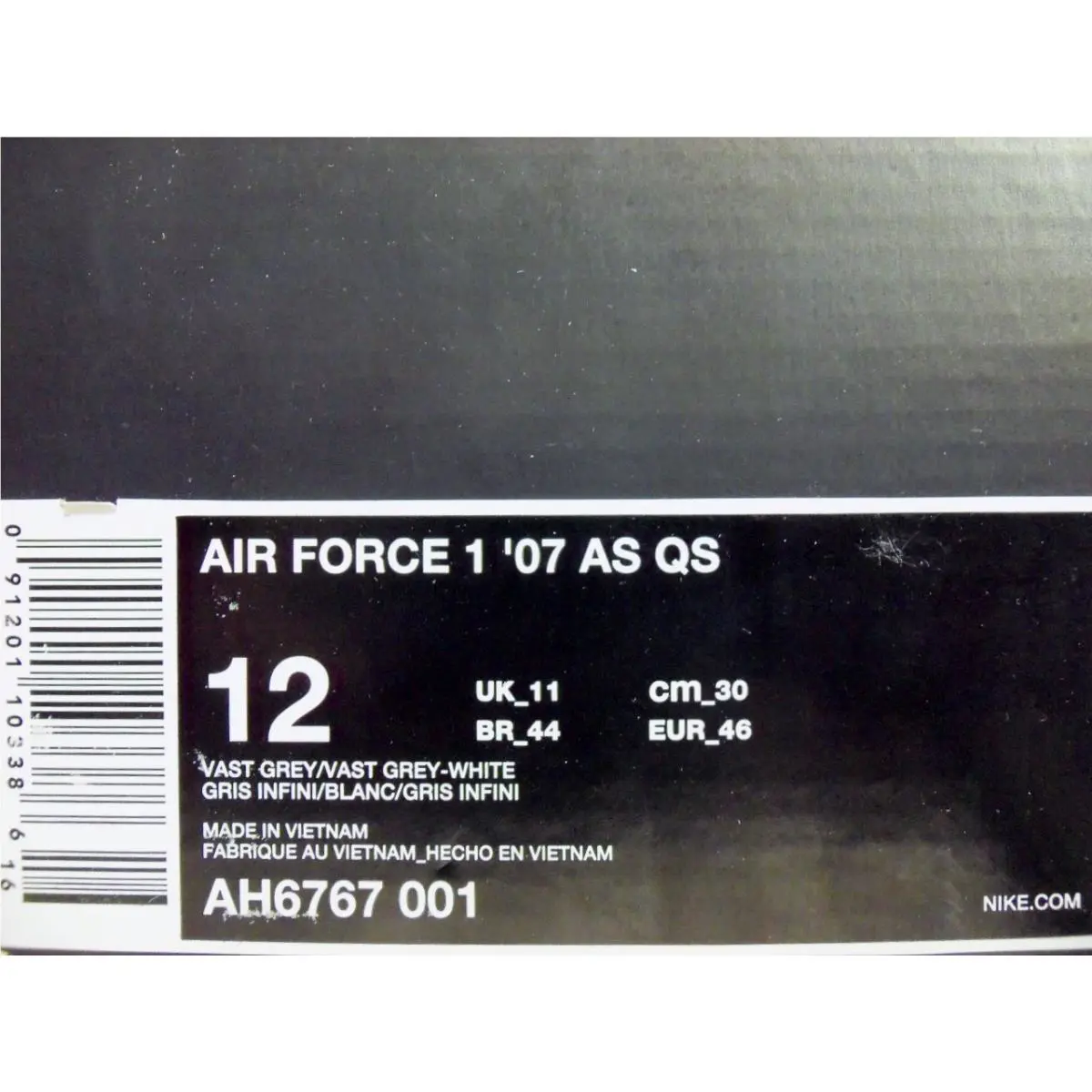 Nike shoes - Nike Air Force 1 - Air Force - AH6767-001 - White (UPC: 0091201103386) 3