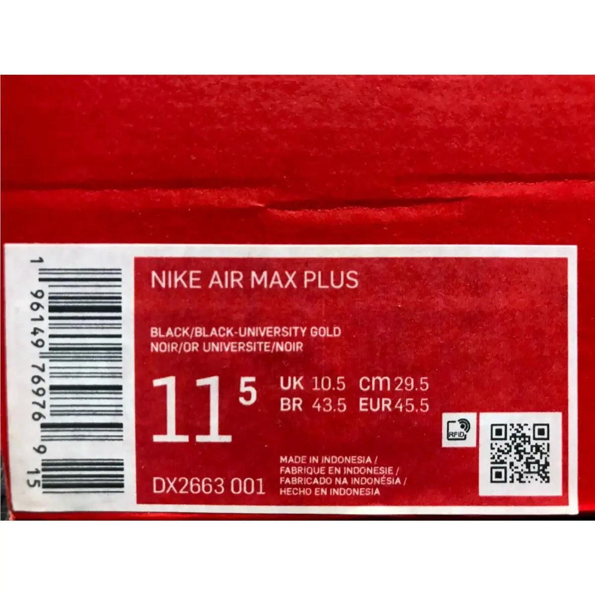 Nike shoes - Nike Air Max Plus - Air Max Plus - DX2663-001 - Black (UPC: 196149769769) 4