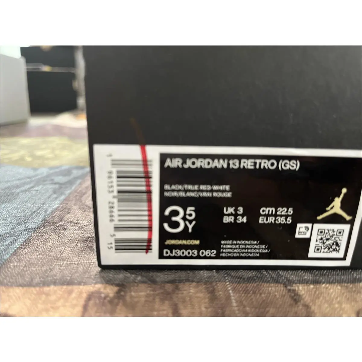 Nike shoes - Nike Air Jordan 13 - Air - DJ3003-062 - Black/White/True Red 14