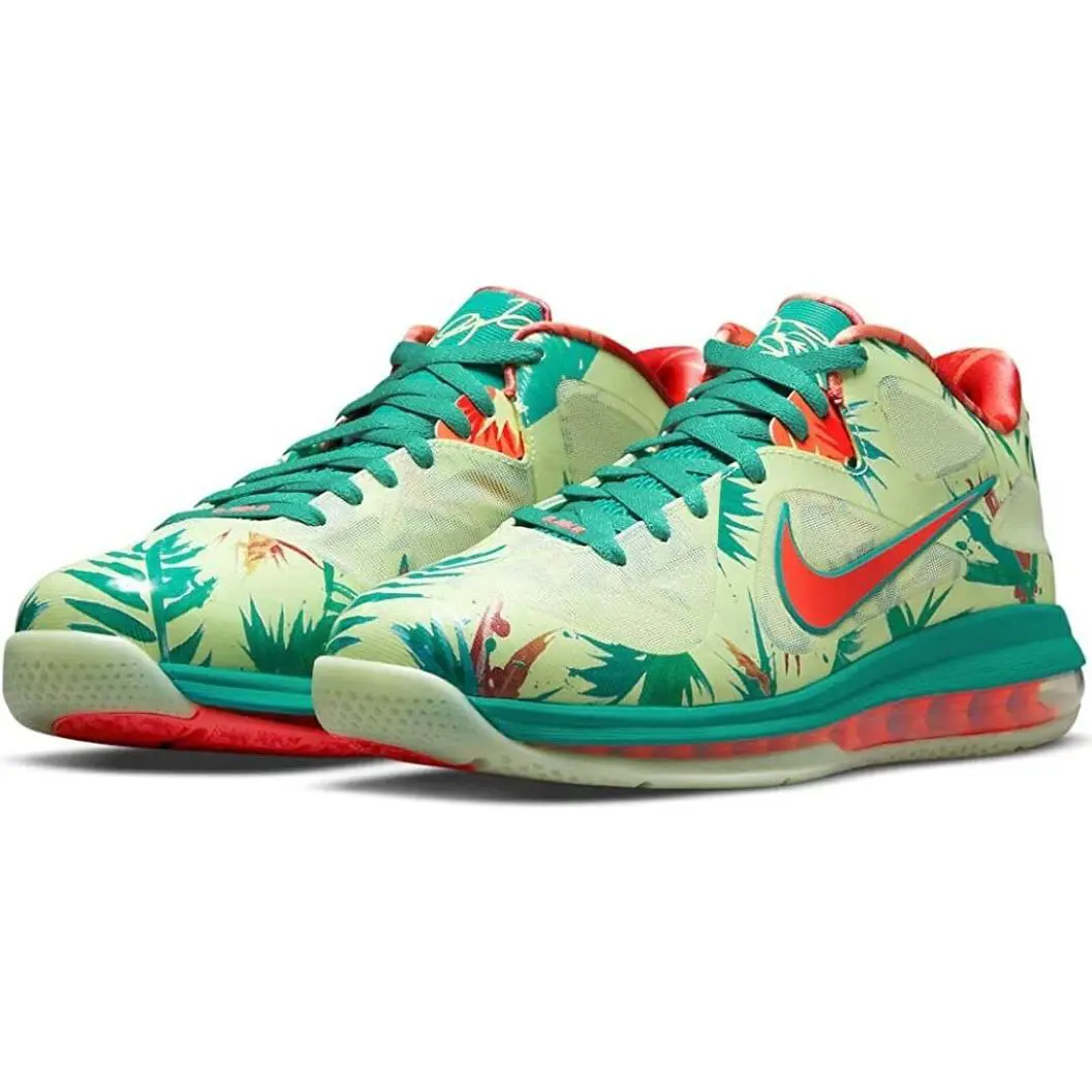 Nike shoes - Nike LeBron IX Low - LeBron Low - White Lime/Bright Mango 0