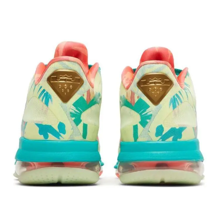 Nike shoes - Nike LeBron IX Low - LeBron Low - White Lime/Bright Mango 2