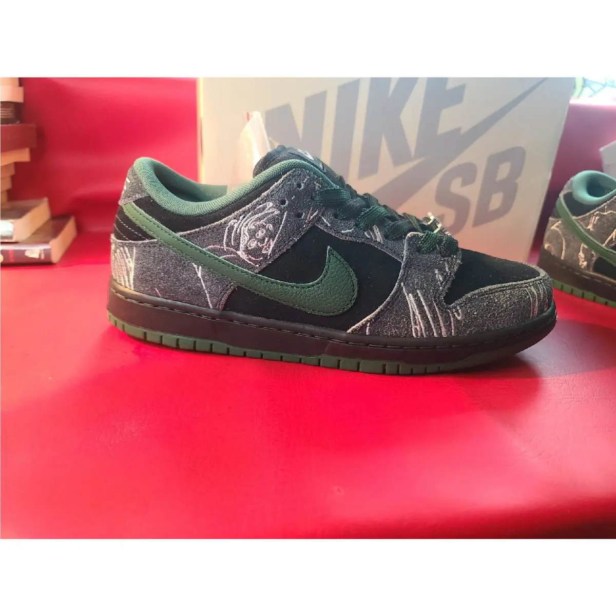 Nike shoes - Nike SB Dunk - Dunk - HF7743-001 - Black/Gorge Green-Summit White (UPC: 197599969754) 9
