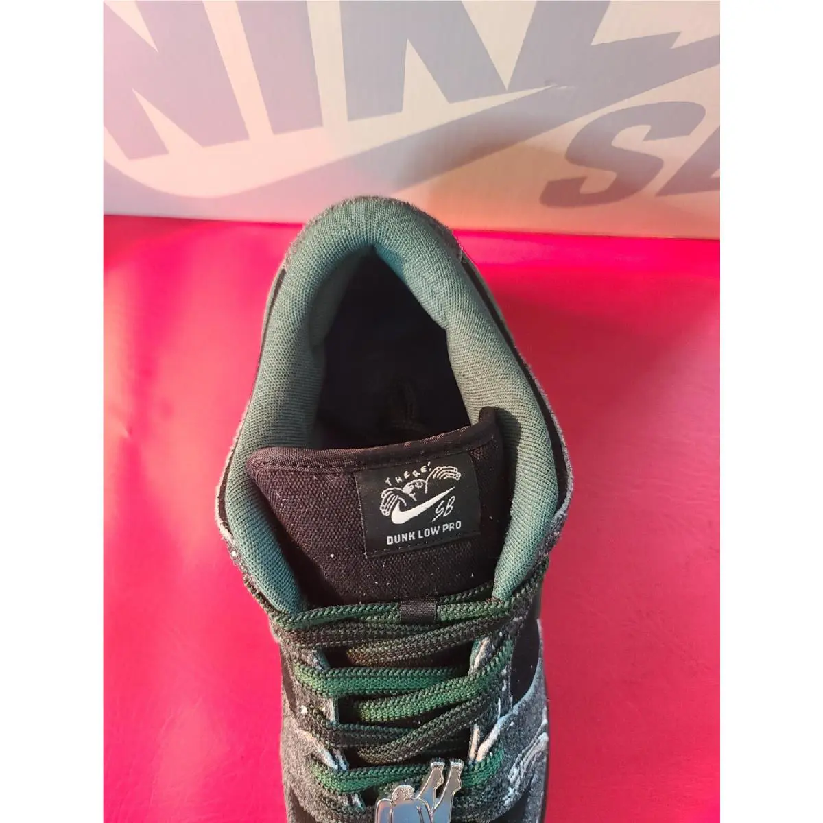 Nike shoes - Nike SB Dunk - Dunk - HF7743-001 - Black/Gorge Green-Summit White (UPC: 197599969754) 12