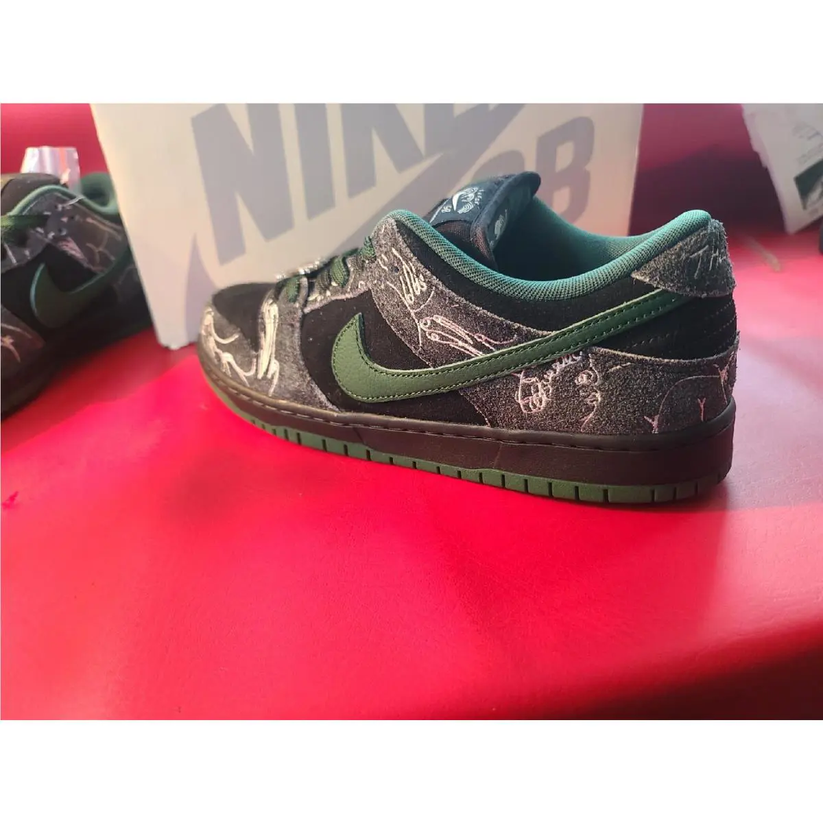 Nike shoes - Nike SB Dunk - Dunk - HF7743-001 - Black/Gorge Green-Summit White (UPC: 197599969754) 13