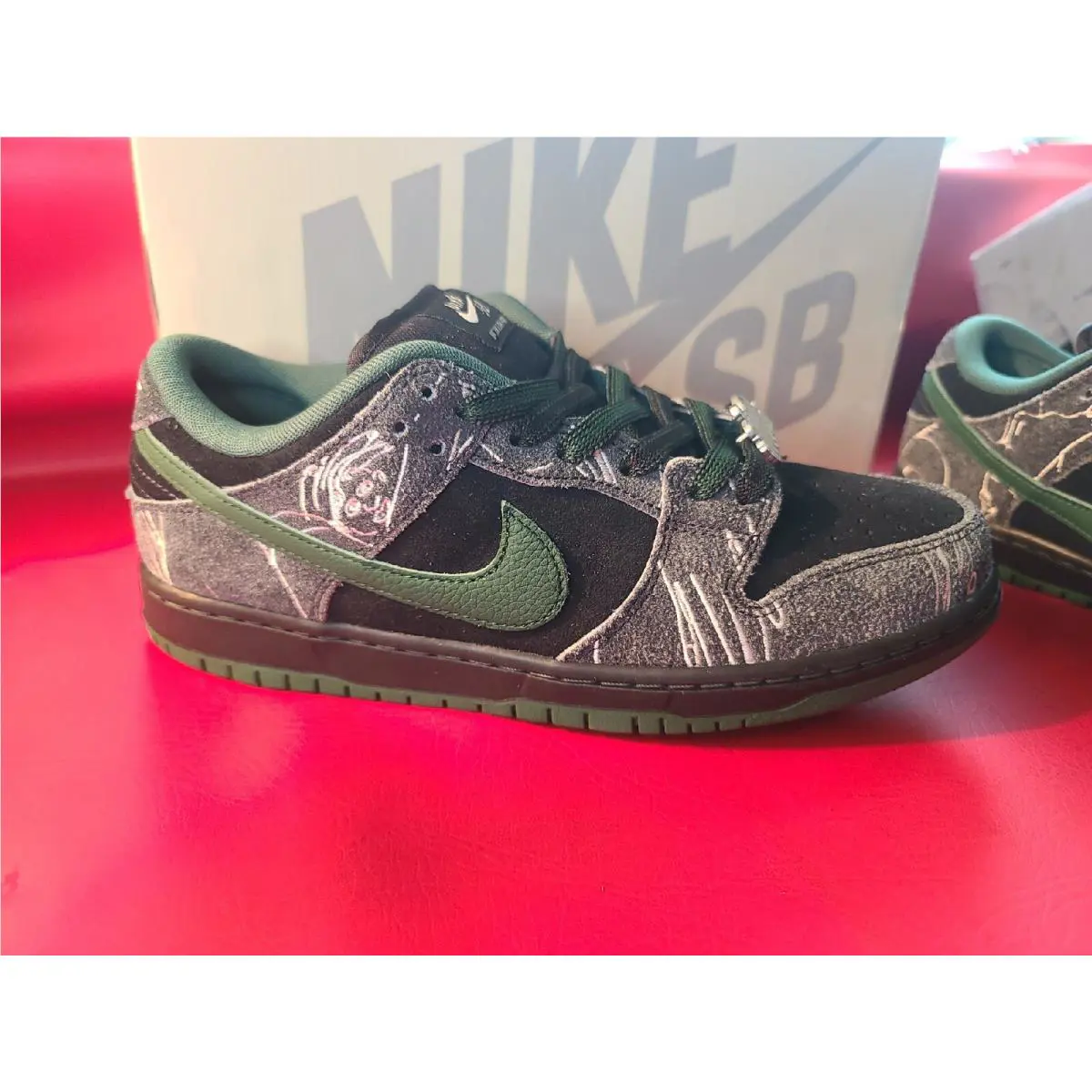 Nike shoes - Nike SB Dunk - Dunk - HF7743-001 - Black/Gorge Green-Summit White (UPC: 197599969754) 1