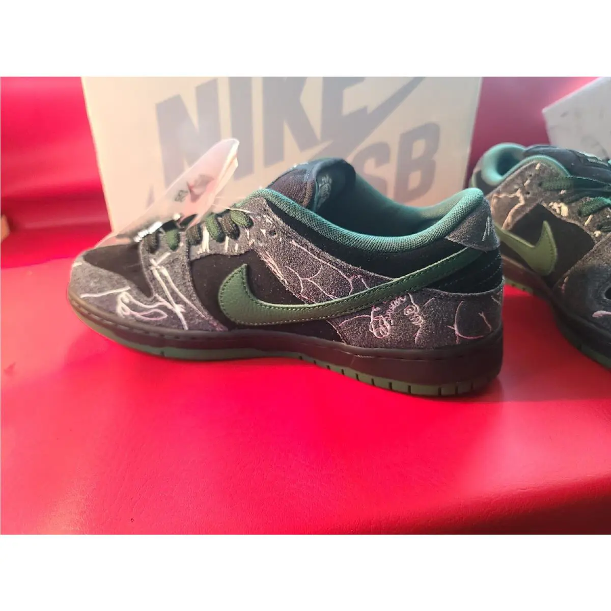 Nike shoes - Nike SB Dunk - Dunk - HF7743-001 - Black/Gorge Green-Summit White (UPC: 197599969754) 3