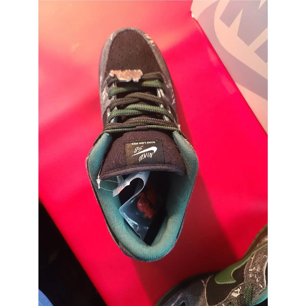 Nike shoes - Nike SB Dunk - Dunk - HF7743-001 - Black/Gorge Green-Summit White (UPC: 197599969754) 5