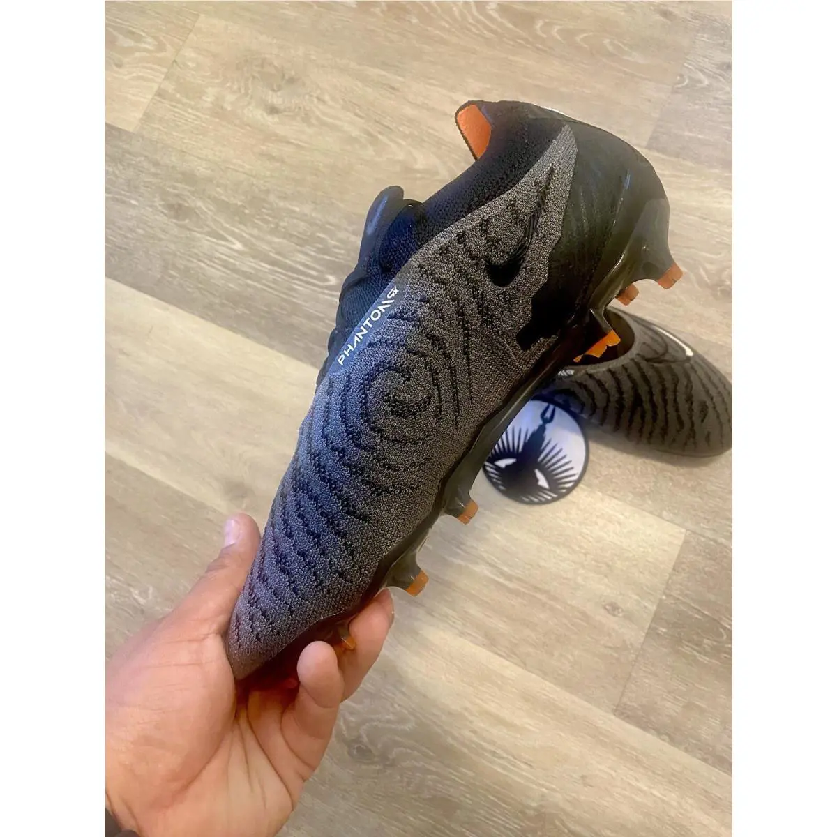 Nike shoes - Nike Phantom GX - Phantom - DC9968-010 - Black/Dark Smoke Grey/Total Orange/Summit White (UPC: 196153808799) 2