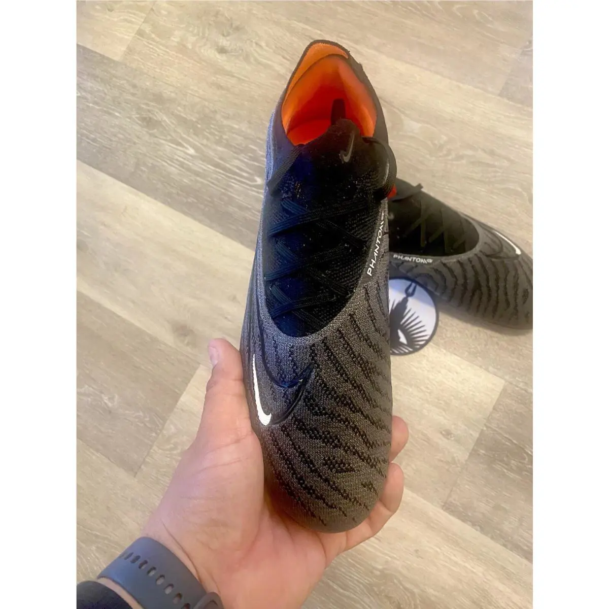 Nike shoes - Nike Phantom GX - Phantom - DC9968-010 - Black/Dark Smoke Grey/Total Orange/Summit White (UPC: 196153808799) 3