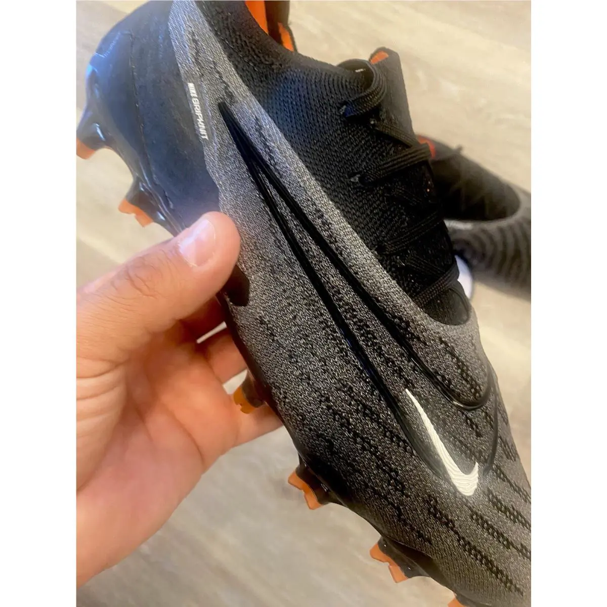 Nike shoes - Nike Phantom GX - Phantom - DC9968-010 - Black/Dark Smoke Grey/Total Orange/Summit White (UPC: 196153808799) 6
