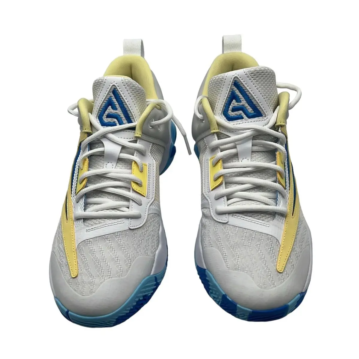 Nike Giannis Immortality 3 EP White Light Blue Yellow Men Basketball DZ7533-101 - White