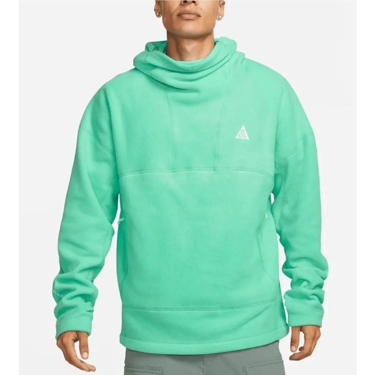 Nike Acg Hoodie Sweatshirt Polartec Pullover Fleece DQ5779-369 Sz M