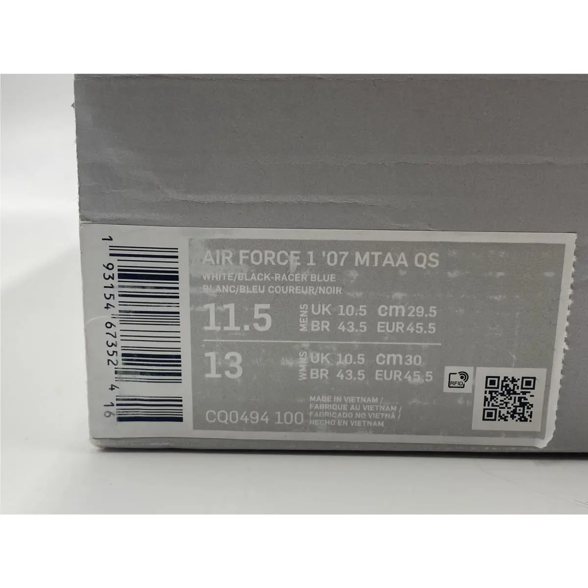 Nike shoes - Nike Air Force 1 - Air Force - CQ0494-100 - White (UPC: 0193154673524) 6