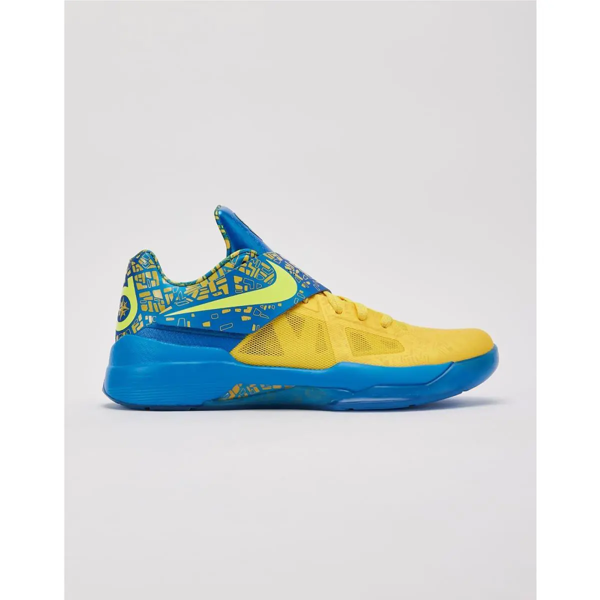 Nike shoes - Nike KD 4 - FZ5916-400 - Lemon Twist/ Blue, Manufacturer: Photo Blue/Lemon Twist/Tour Yellow 5