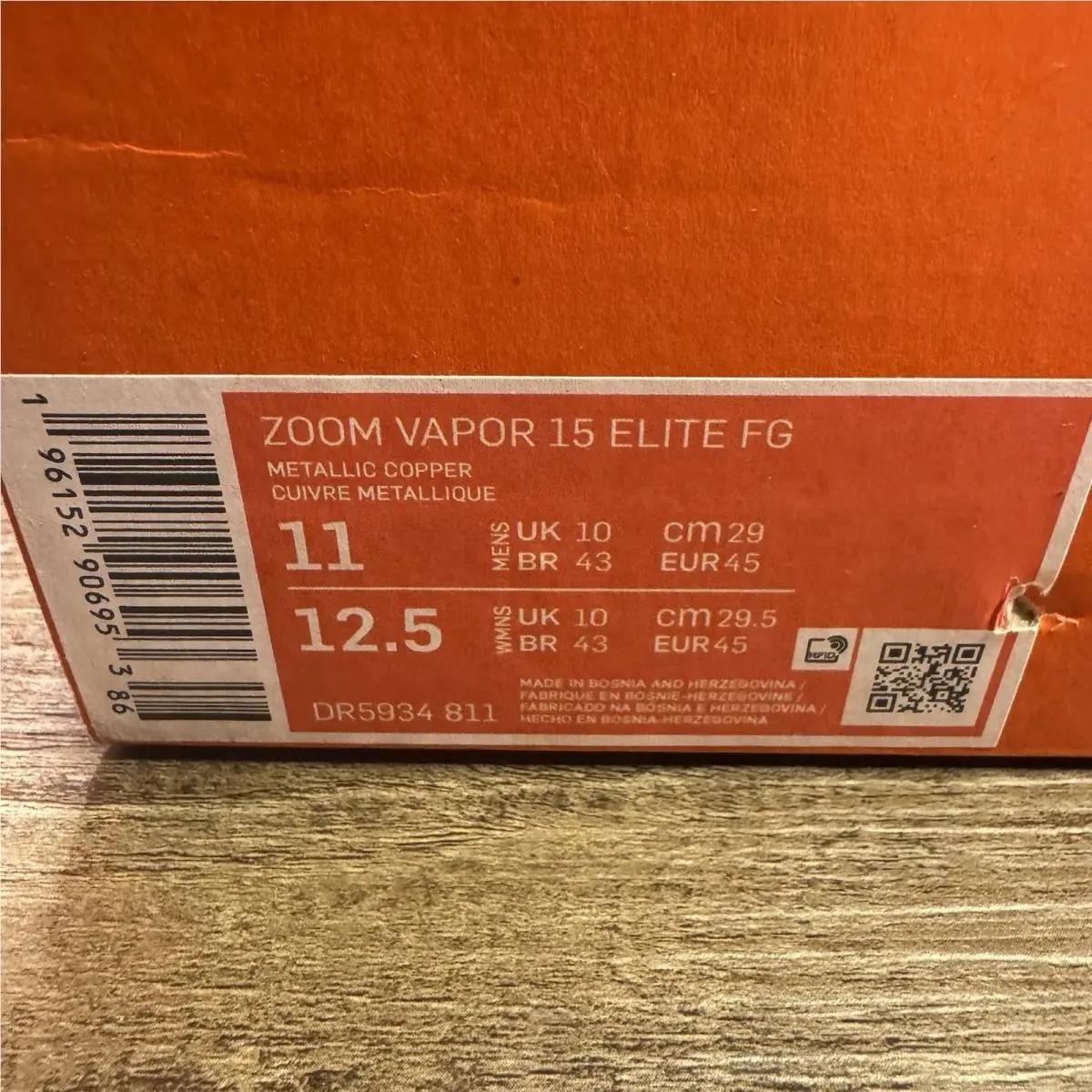 Nike shoes - Nike Zoom Mercurial Vapor - Zoom Mercurial Vapor - DR5934-811 - Metallic Copper 0