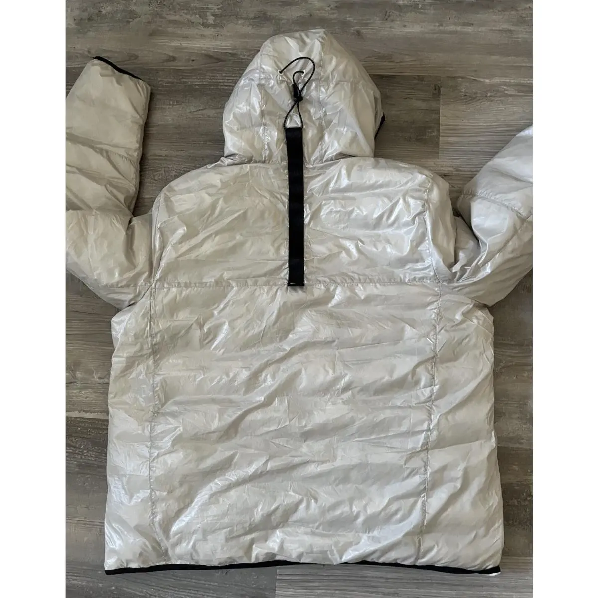 Nike clothing - Nike Synthetic-Fill Windrunner - Windrunner - CZ1508 - Beige, Manufacturer: Stone/White/Black (UPC: 194494714991) 13