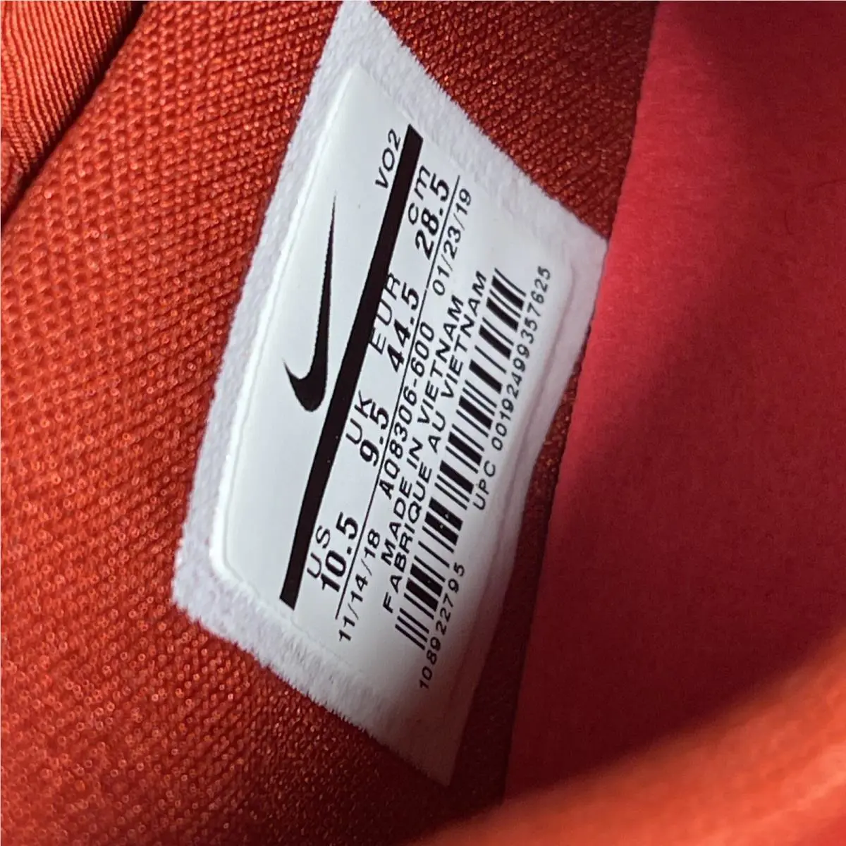 Nike shoes - Nike Free Metcon - Free Metcon - AQ8306 600 - Red (UPC: 192499357625) 6