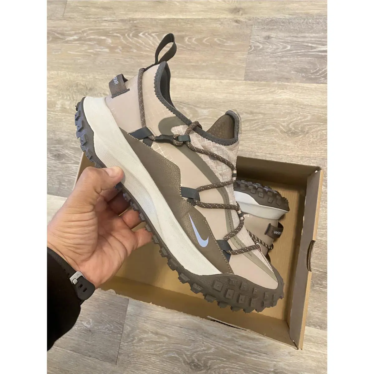 Nike shoes - Nike ACG Mountain Fly Low SE - DQ1979-001 - Ironstone-Light Bone (UPC: 196149488479) 8