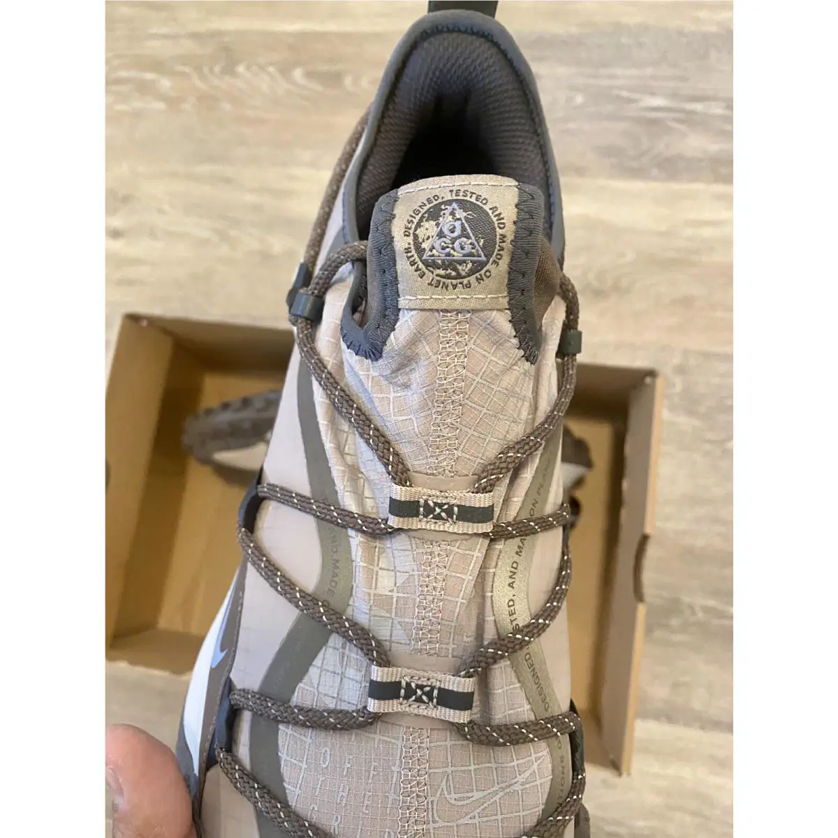 Nike shoes - Nike ACG Mountain Fly Low SE - DQ1979-001 - Ironstone-Light Bone (UPC: 196149488479) 6