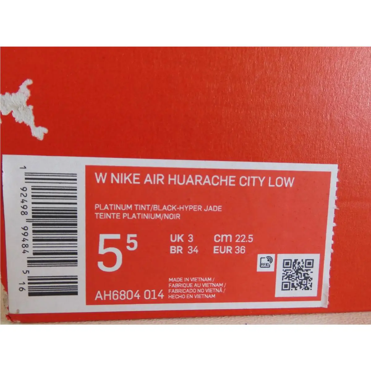 Nike shoes - Nike Air Huarache City - Air Huarache City - AH6804-014 - White (UPC: 192498994845) 3