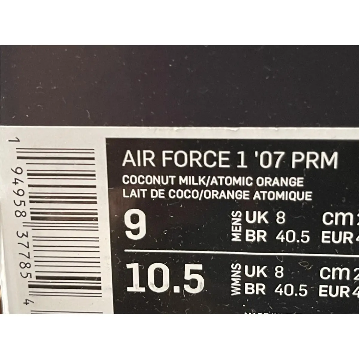 Nike shoes - Nike Air Force 1 - Air Force - DJ6192-100 - COCONUT MILK (UPC: 0194958377854) 6