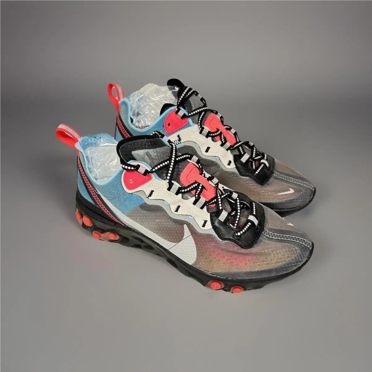 Nike React Element 87 7.5 Women Cool Grey Blue Chill