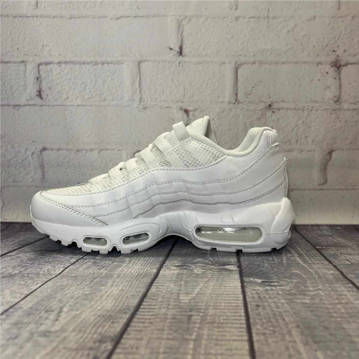 Nike shoes - Nike Air Max 95 - Air Max - DH8015-100 - White/ White- Metallic Silver 1