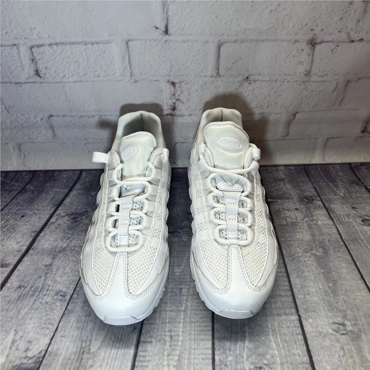 Nike shoes - Nike Air Max 95 - Air Max - DH8015-100 - White/ White- Metallic Silver 2