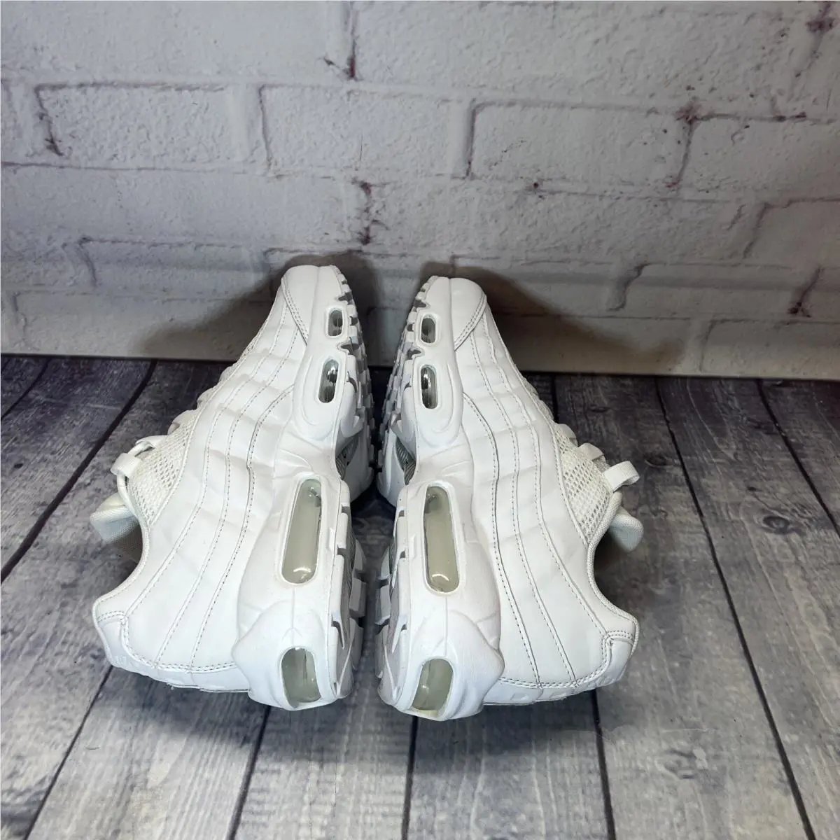 Nike shoes - Nike Air Max 95 - Air Max - DH8015-100 - White/ White- Metallic Silver 4