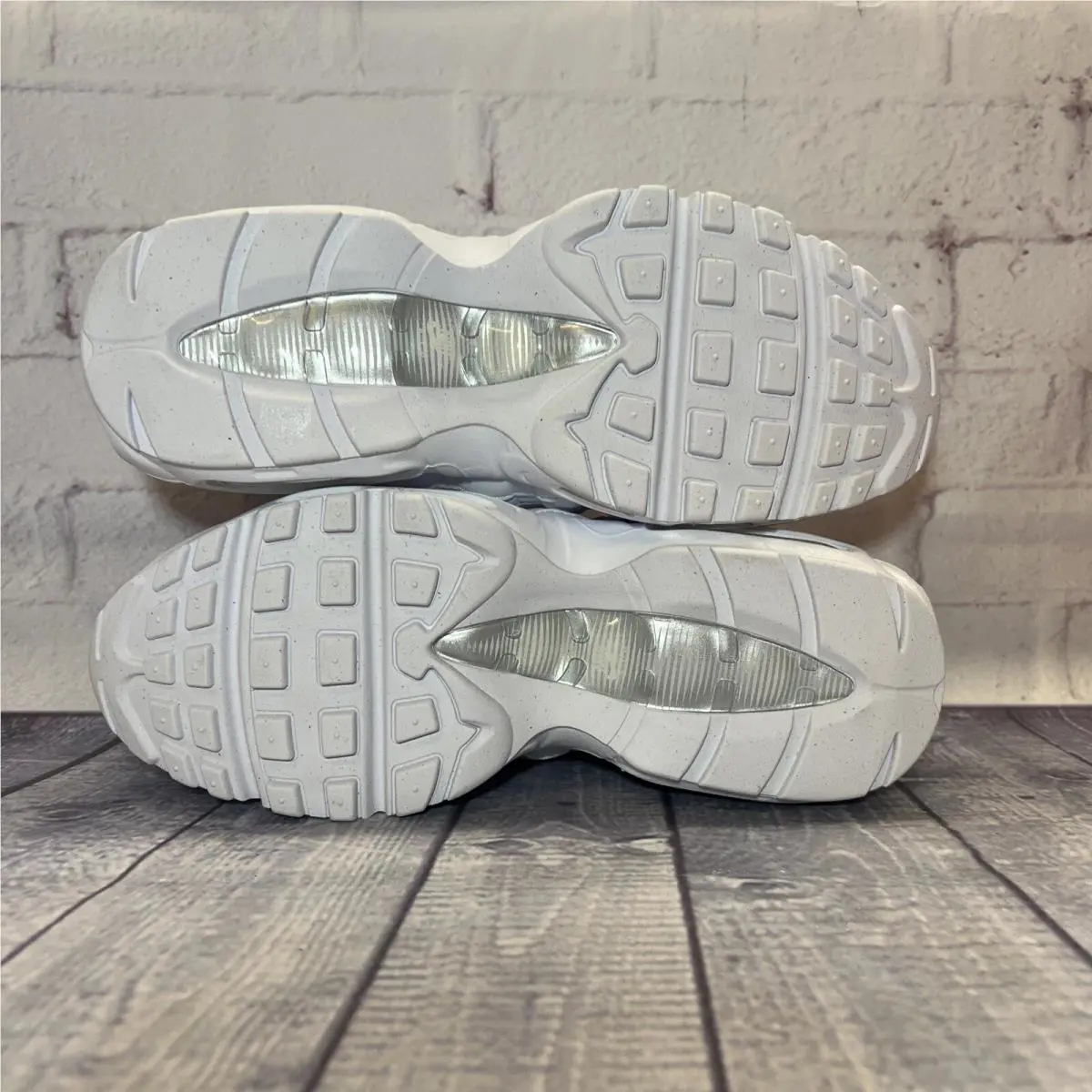 Nike shoes - Nike Air Max 95 - Air Max - DH8015-100 - White/ White- Metallic Silver 6