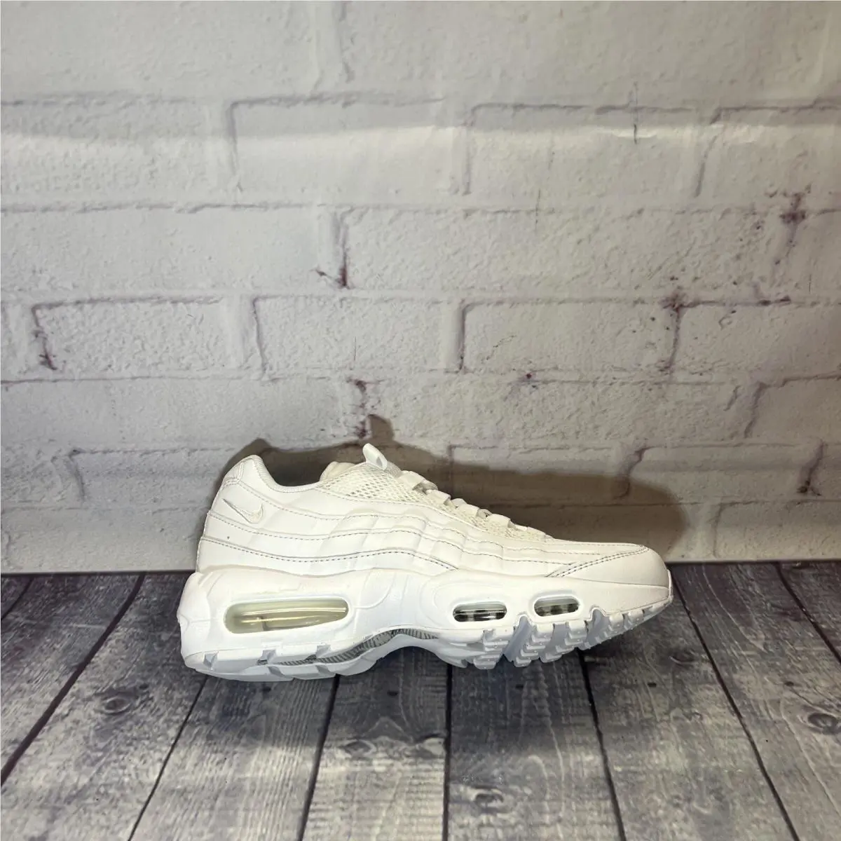 Nike shoes - Nike Air Max 95 - Air Max - DH8015-100 - White/ White- Metallic Silver 7