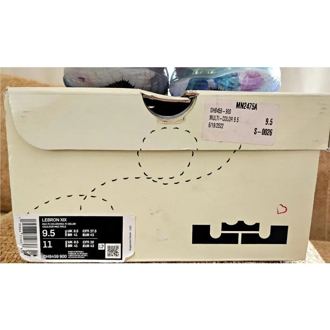 Nike shoes - Nike LeBron 19 - LeBron - DH8459-900 - Multicolor (UPC: 195866712829) 1