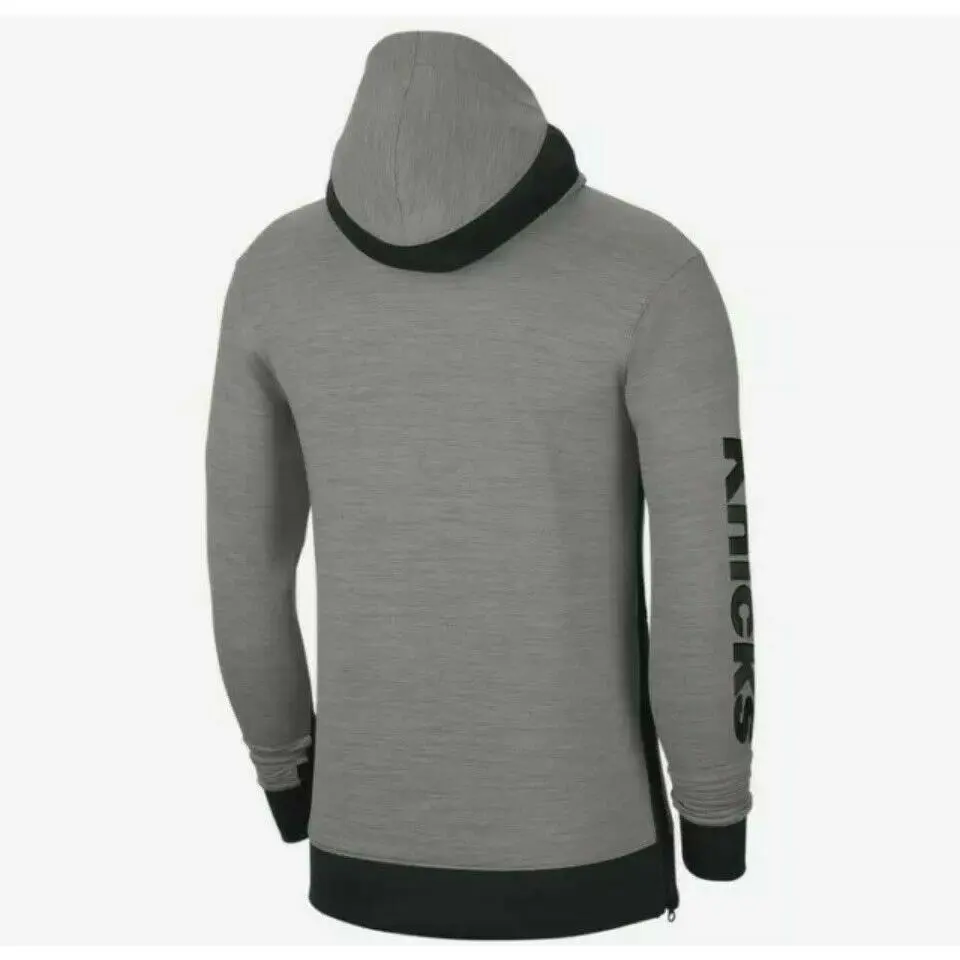 Nike clothing - Nike New York Knicks Showtime Sideline - CU0517 063 - Heather Grey & Black 2