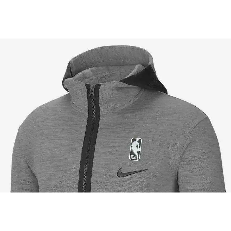 Nike clothing - Nike New York Knicks Showtime Sideline - CU0517 063 - Heather Grey & Black 3