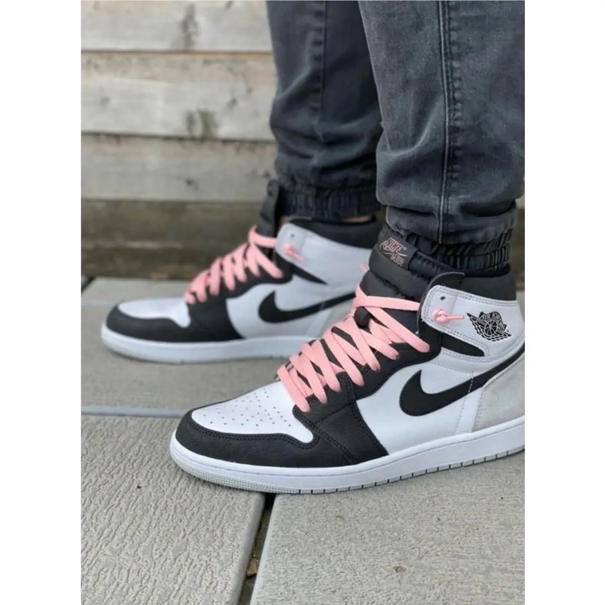Nike shoes - Air Jordan 1 - Air - 555088-108 - Gray 3