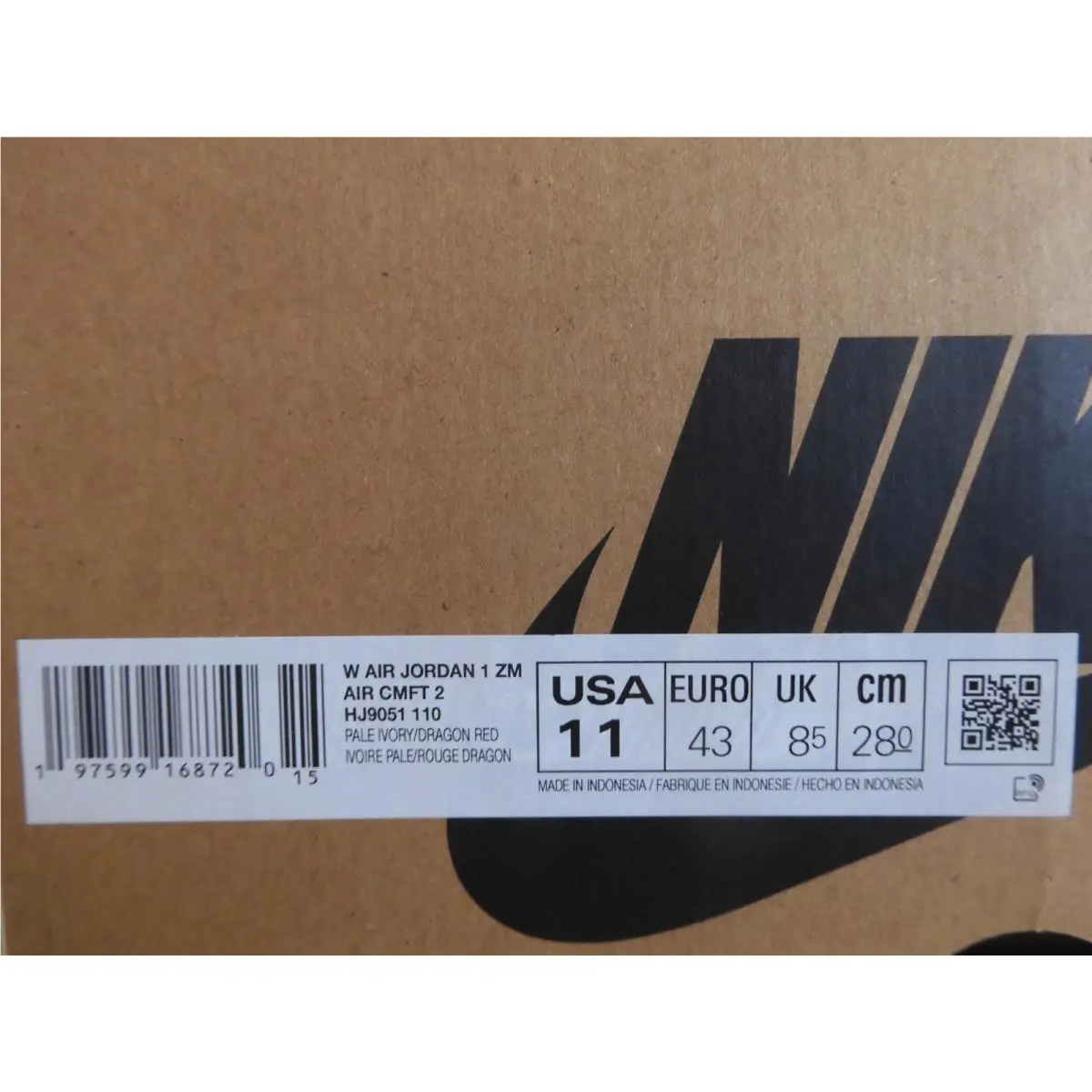 Nike shoes - Air Jordan 1 - Air - HJ9051-110 - Ivory (UPC: 197599168720) 6