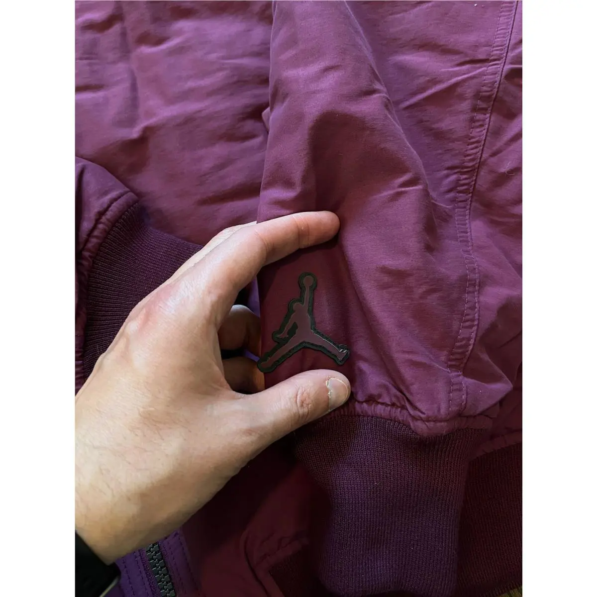 Nike clothing - Air Jordan DA9796-610 - Air - Maroon / Black (UPC: 195243553724) 4