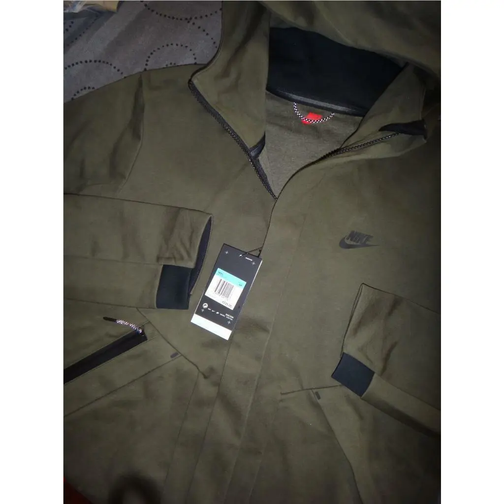 Nike Tech Pack Full Zip D.green Jacket Hoodie Size MT Men Size XL Pic
