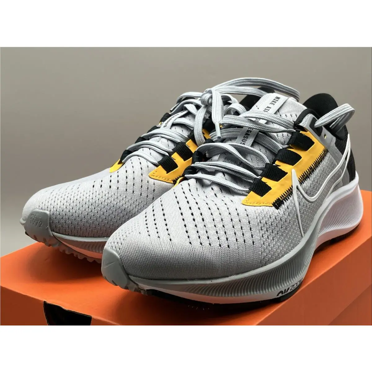 Nike shoes - Nike Air Zoom Pegasus 38 - DJ0852-001 - Wolf Grey - White / Black (UPC: 195237041459) 8