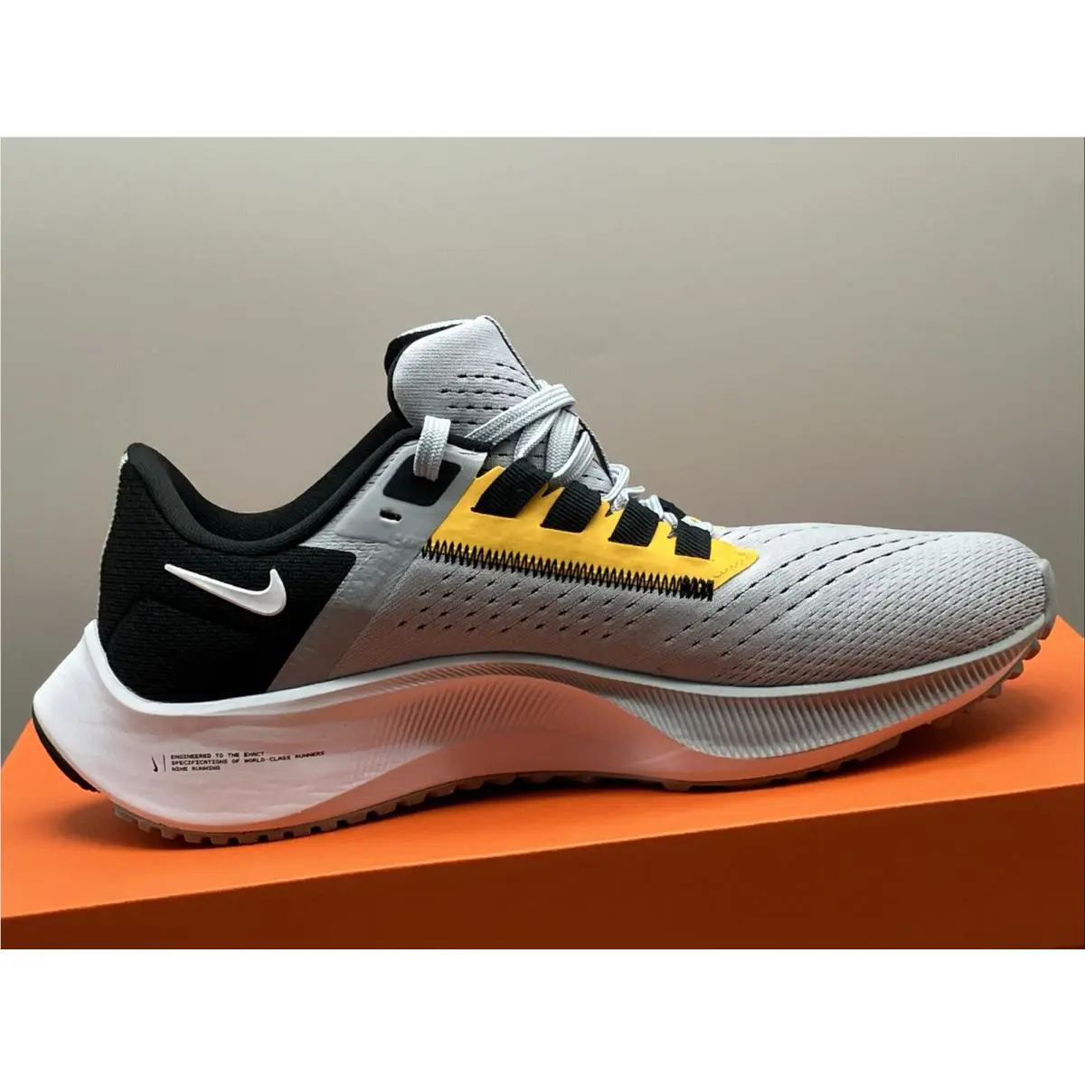 Nike shoes - Nike Air Zoom Pegasus 38 - DJ0852-001 - Wolf Grey - White / Black (UPC: 195237041459) 1