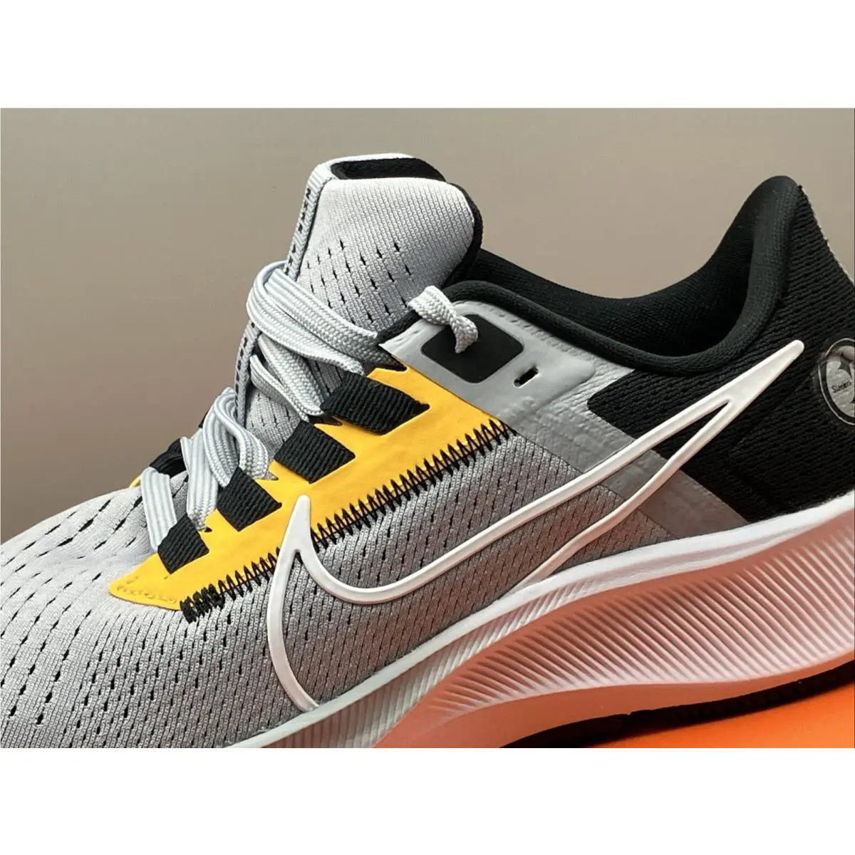 Nike shoes - Nike Air Zoom Pegasus 38 - DJ0852-001 - Wolf Grey - White / Black (UPC: 195237041459) 6