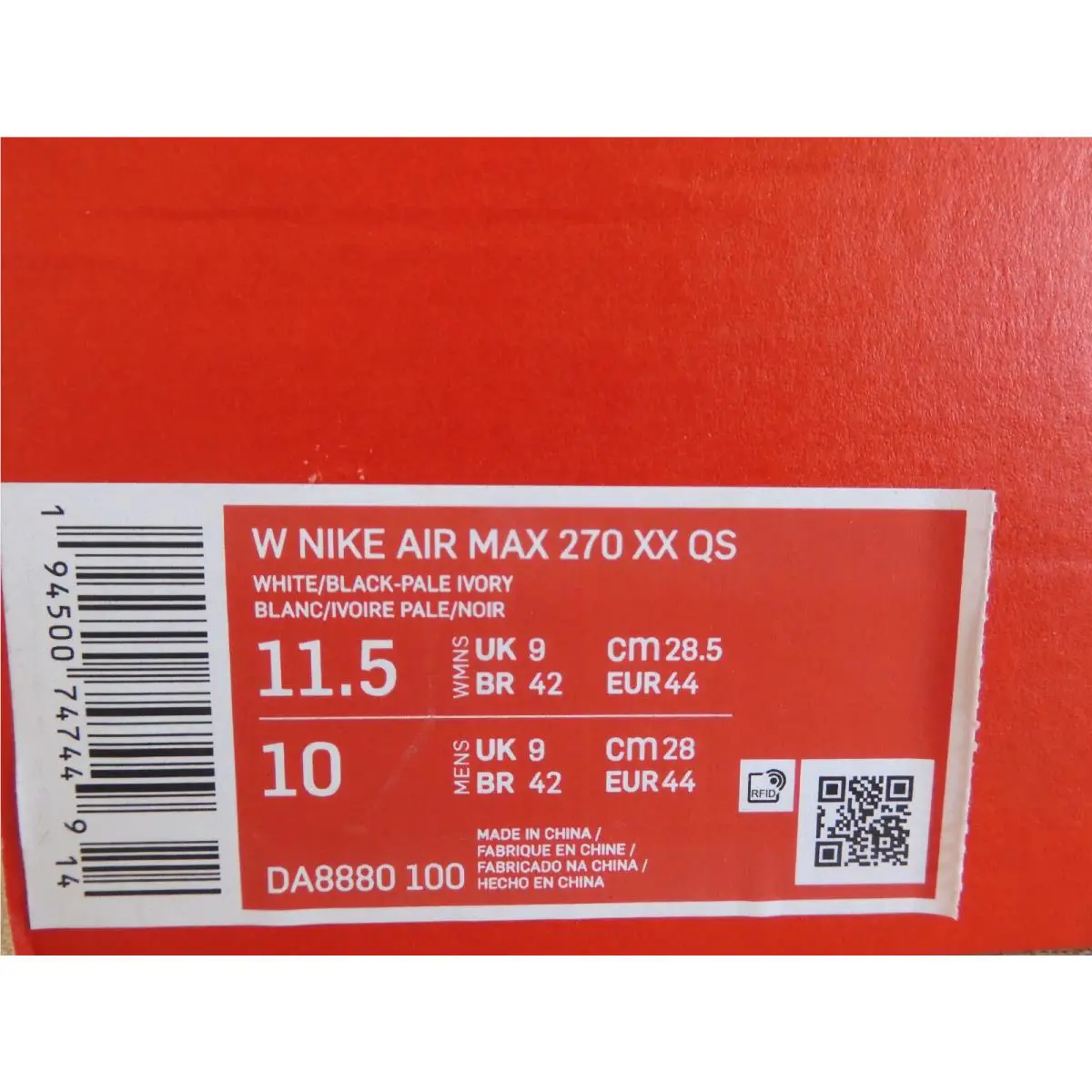 Nike shoes - Nike Air Max 270 - Air Max - DA8880100 - White (UPC: 194500747449) 3