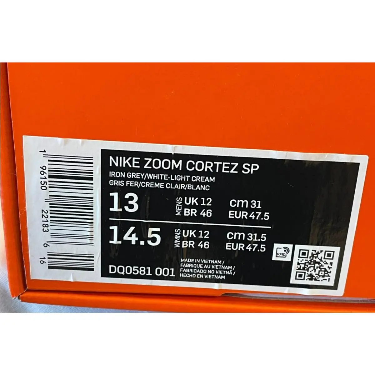 Nike shoes - Nike Zoom - Zoom - DQ0581-001 - Gray (UPC: 196150221836) 6