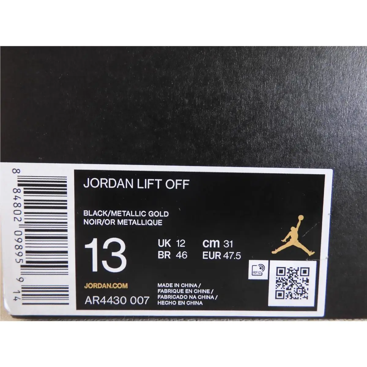 Nike shoes - Air Jordan Lift Off - Air Lift Off - AR4430-007 - Black (UPC: 884802098959) 3