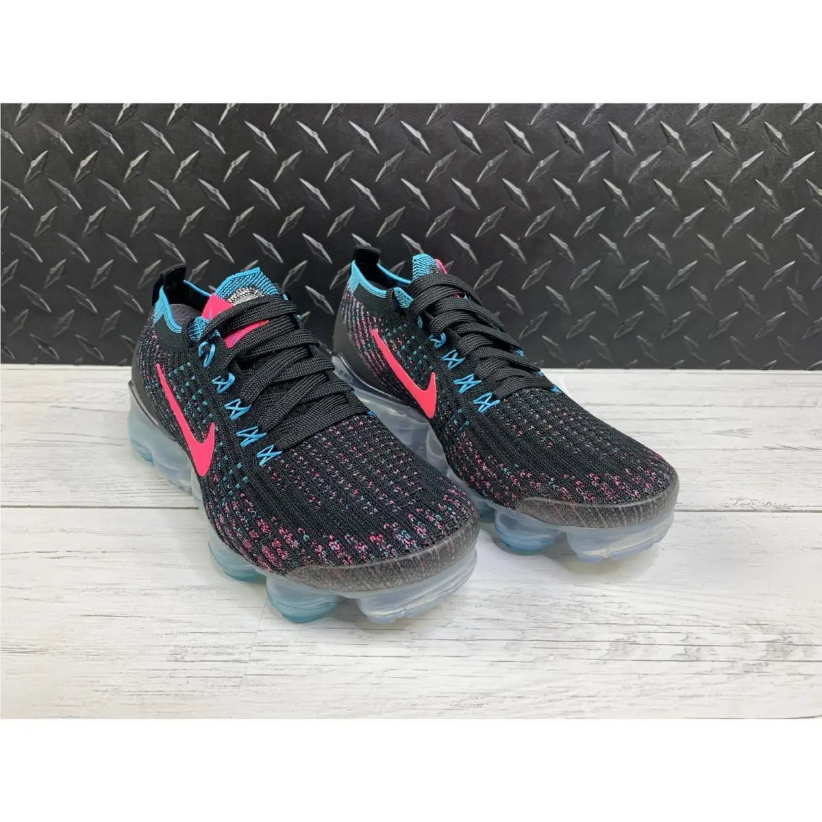 Nike shoes - Nike Air Vapormax Flyknit 3 - CZ7988-001 - Black, Pink, Blue, Manufacturer: Black / Hyper Pink - Baltic Blue 1