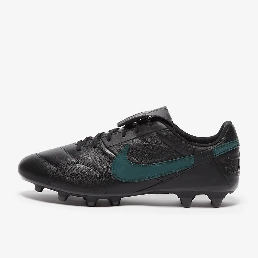 Nike Premier Iii FG `black Deep Jungle’ Cleats HM0265-001 Men`s 7 / Women’s 8.5